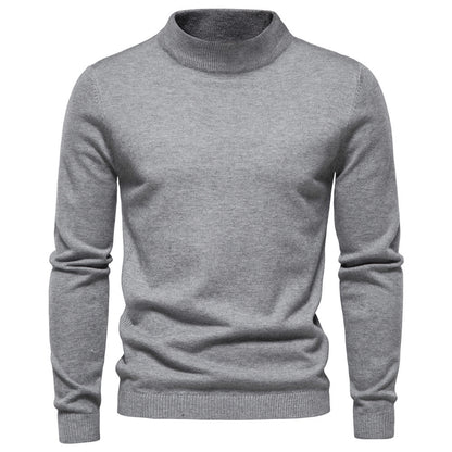 Men's Mid-Length Collar Slim Fit Sweater Multicolor for Men