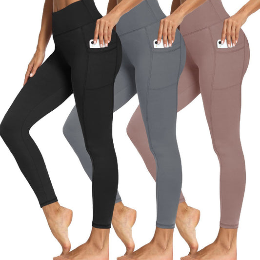 HIGH WAIST YOGA PANTS – TUMMY TIGHTENING – GENTLE ON THE ABS