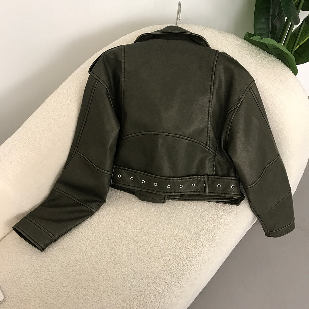 Veste bicolore délavée pour femme