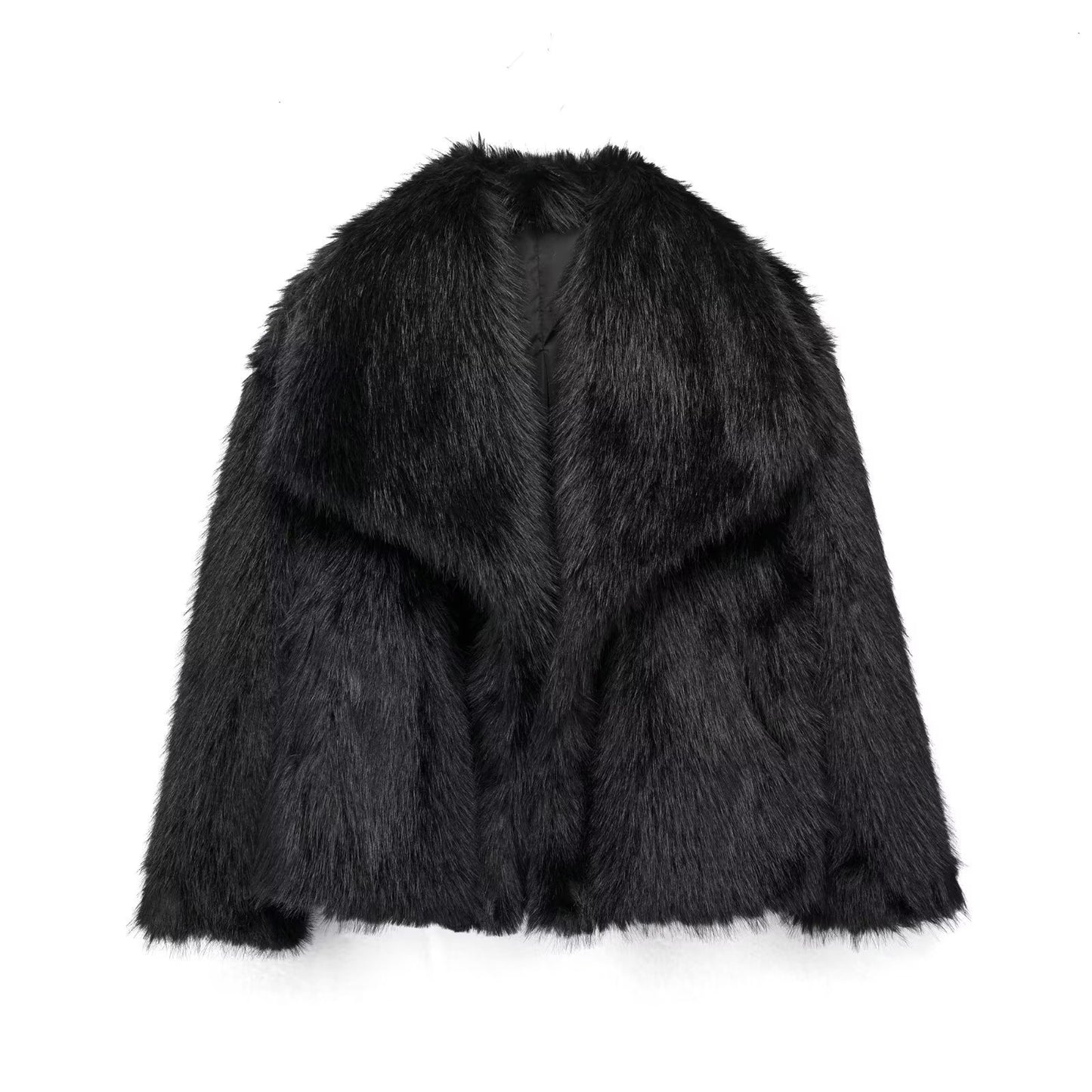 Manteau d'hiver en peluche à la mode