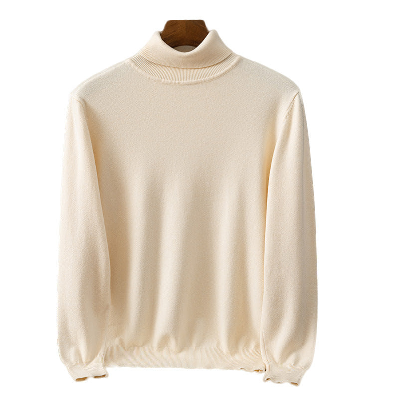 Men's Autumn and Winter Turtleneck Sweater Keep Warm Inner Match