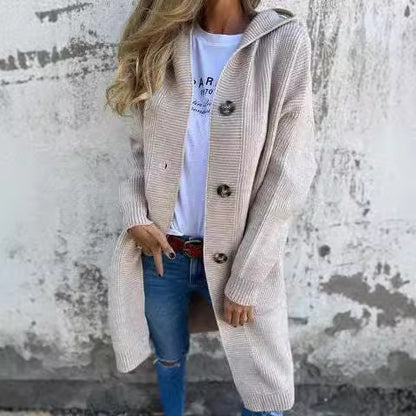 Pull Mi-long Cardigan pour Femmes