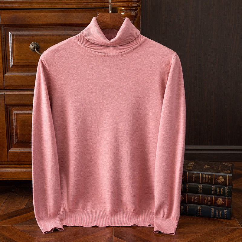 Men's Autumn and Winter Turtleneck Sweater Keep Warm Inner Match