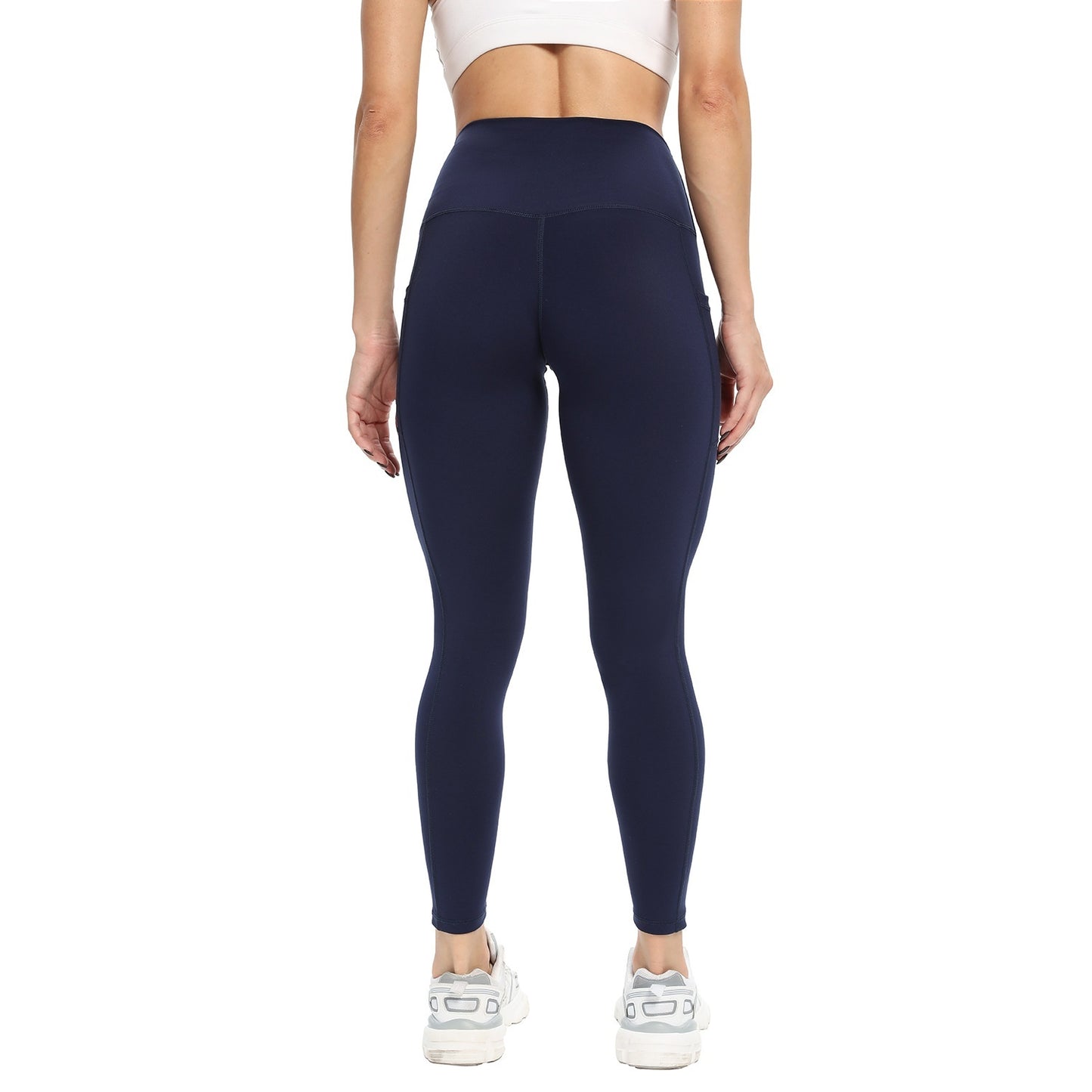 HIGH WAIST YOGA PANTS – PRACTICAL POCKETS &amp; SLIM FIT