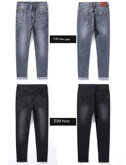 Men's Loose Straight Jeans Casual Long Pants