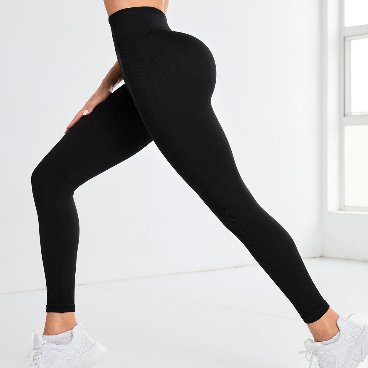 PANTALON D'EXERCICE DE YOGA MOULANT