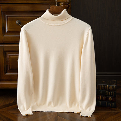 Men's Autumn and Winter Turtleneck Sweater Keep Warm Inner Match