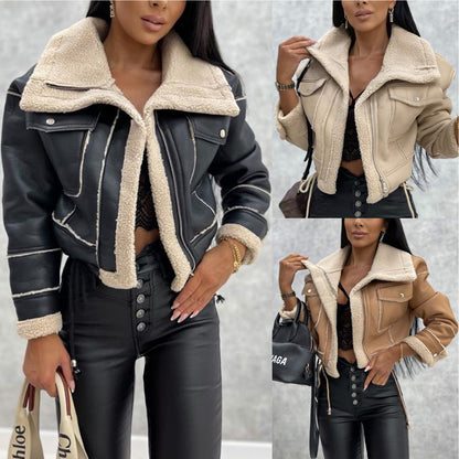 🔥 ZIPPED MOTORCYCLE JACKET – BOLD &amp; TRENDY STYLE 🔥