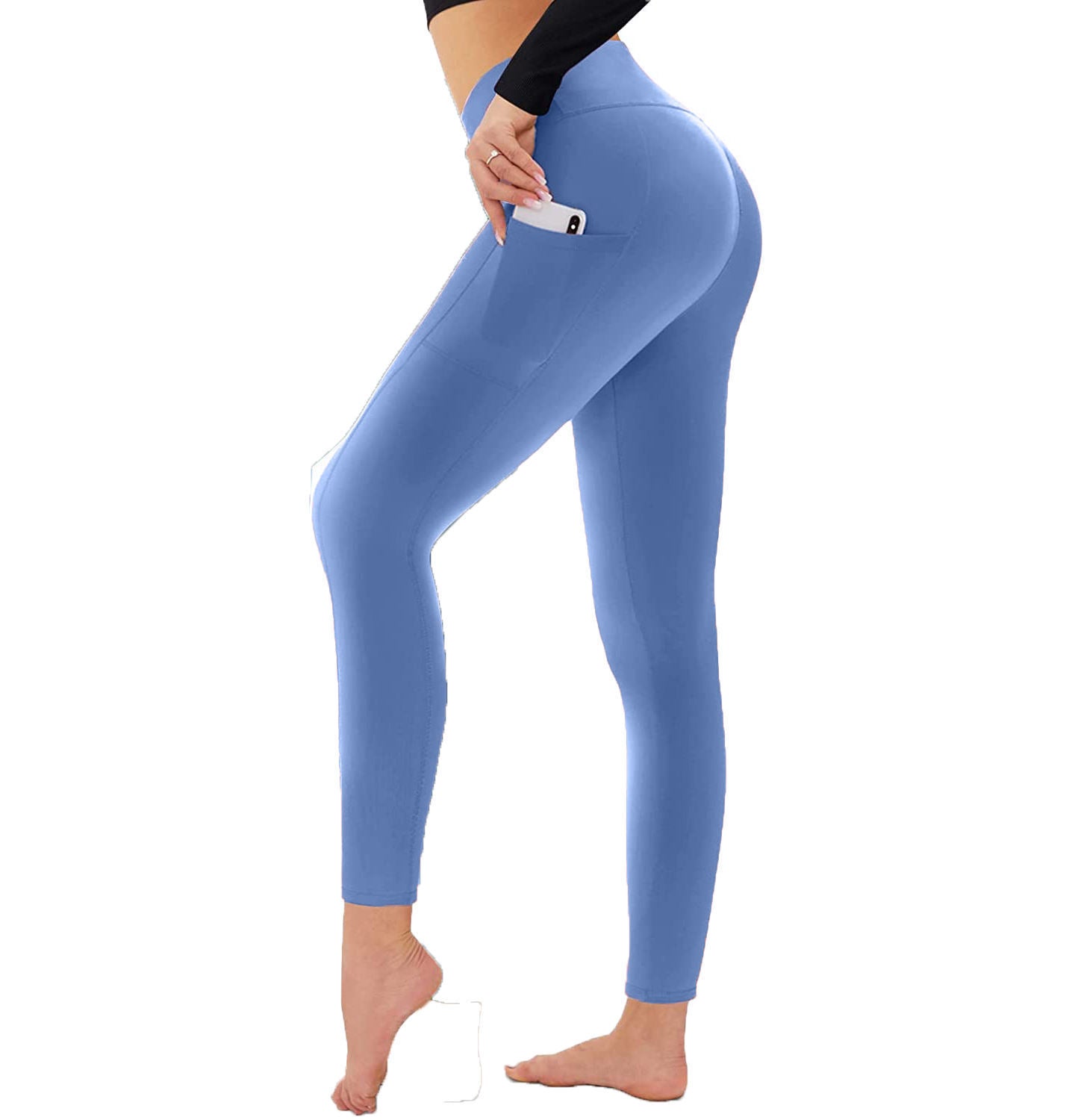 HIGH WAIST YOGA PANTS – TUMMY TIGHTENING – GENTLE ON THE ABS