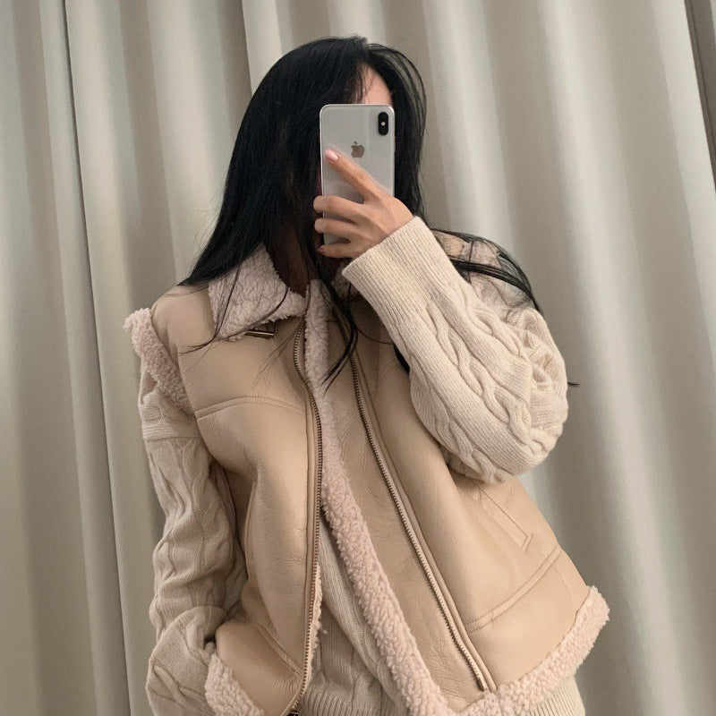 Women's Sleeveless Zipper Jacket