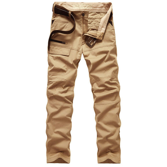 Men's Solid Color Military Pants - Durability and Comfort