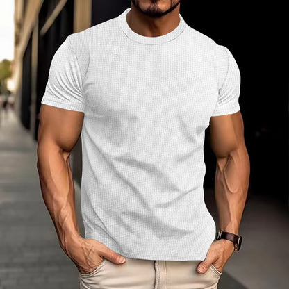 Men's Breathable Short Sleeve Slim Top