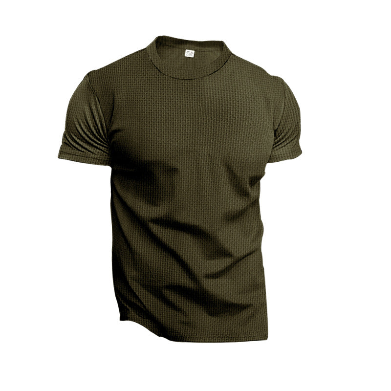 Men's Breathable Short Sleeve Slim Top