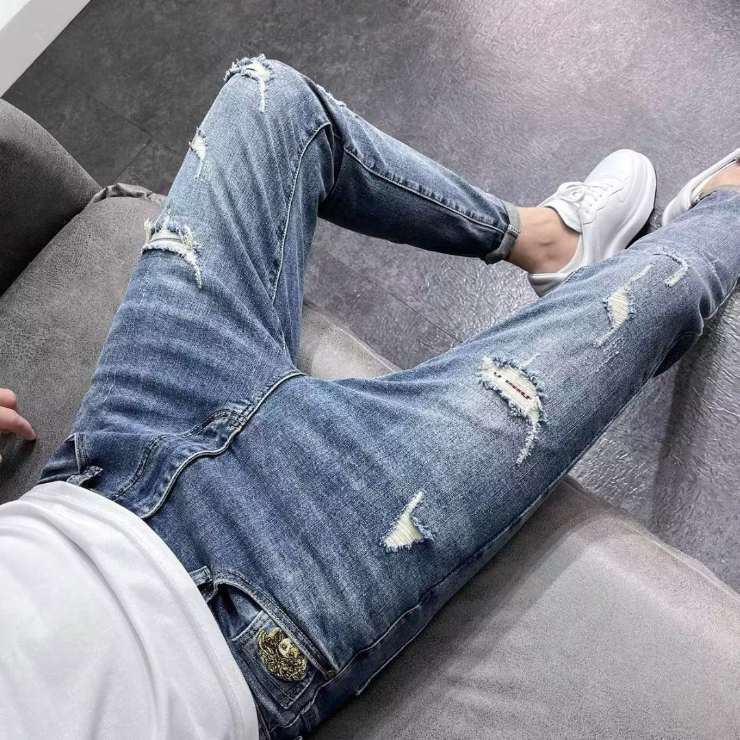 JEANS DÉCHIRÉS SLIM – STYLE TENDANCE