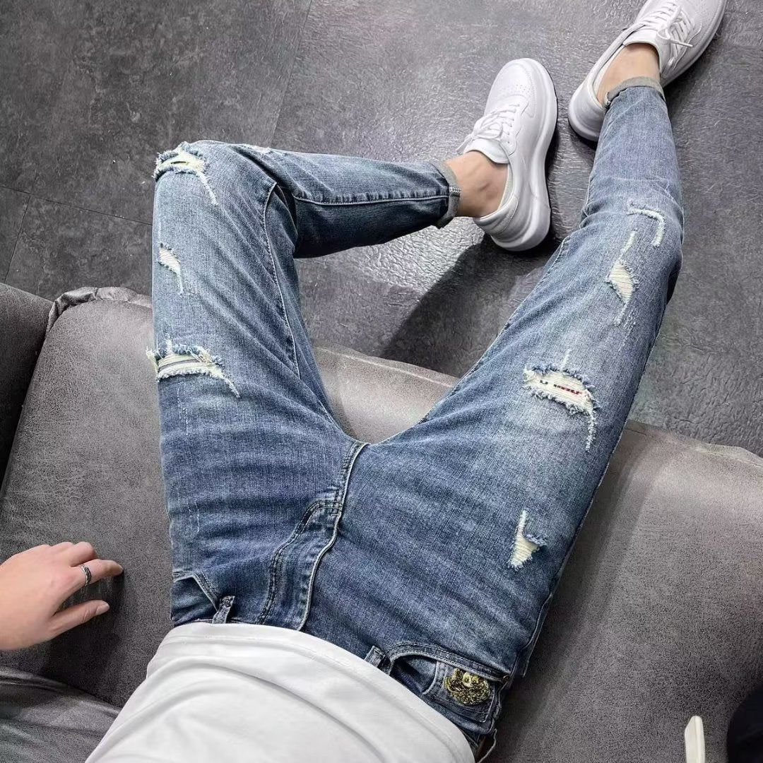 JEANS DÉCHIRÉS SLIM – STYLE TENDANCE