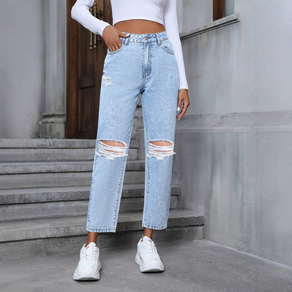 OVERSIZED DESTRUCTURED JEANS – FREE &amp; TRENDY STYLE