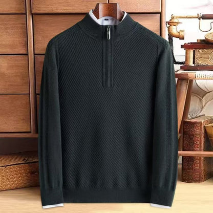 Men's Pure Wool Thickened Knit Sweater