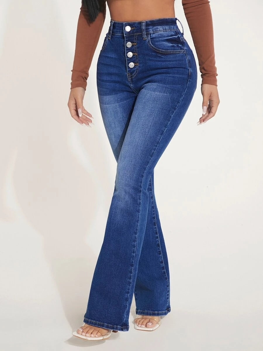 JEANS SKINNY HAUTE TAILLE - SLIM