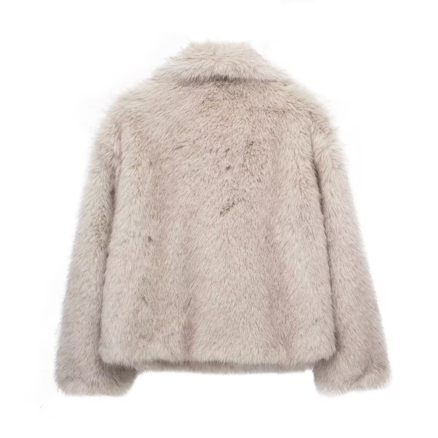 Manteau d'hiver en peluche à la mode