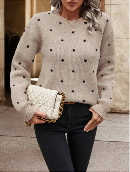 Pull en jacquard tendance