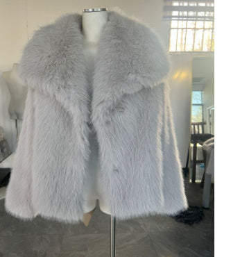 Manteau d'hiver en peluche à la mode